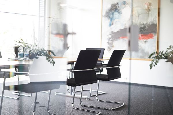 Sitzgruppe im Büro bei Blank & Wilhelm